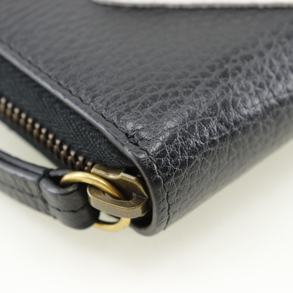 GUCCI Black Leather GG Marmont Wallet - Picture 4 of 11
